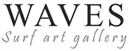 Waves Surf Art Gallery Logo