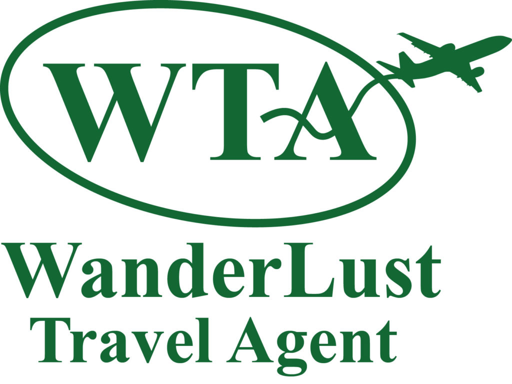 Wanderlust Travel Agent Logo