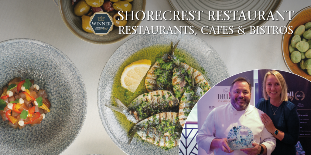 Shorecrest Restaurant at the St Moritz Hotel - Cornwall Living Awards Winner