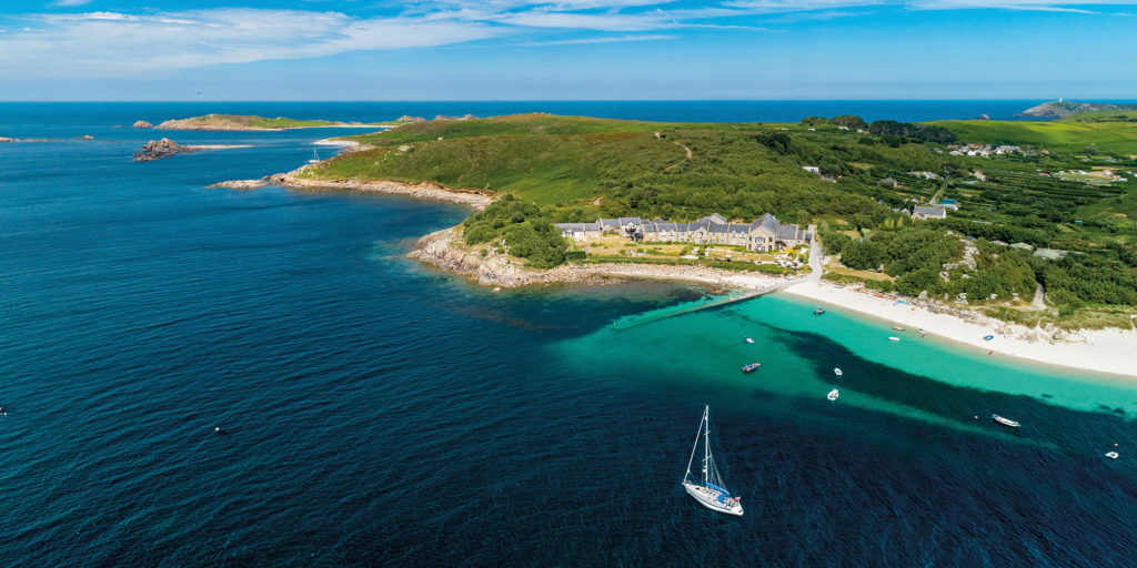 the view of St Martins, Isles of Scilly