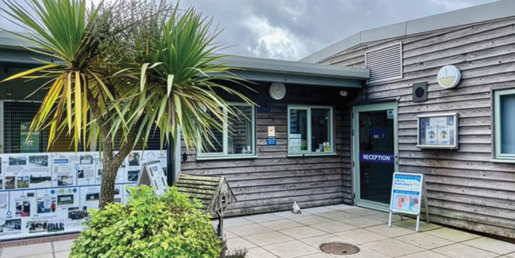 Exterior of the NAWT Cornwall centre in Hayle, where abandoned and unwanted animals receive care, rehabilitation and support.