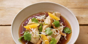 Nathan Outlaw Braised Fillets of John Dory with Soy, Ginger & Celery