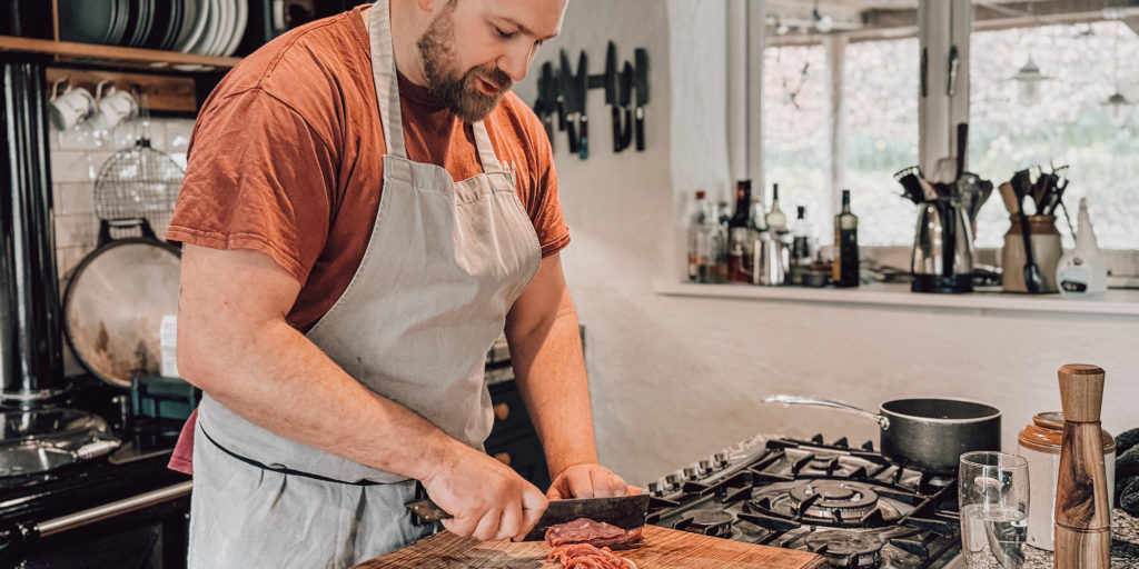 Rupert Cooper of Philleigh Way Cookery School and Cove Cafe in Hayle, Cornwall